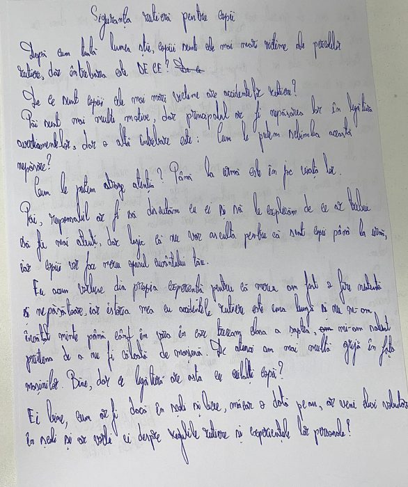 Lucrare realizată de Alexandrescu Daria